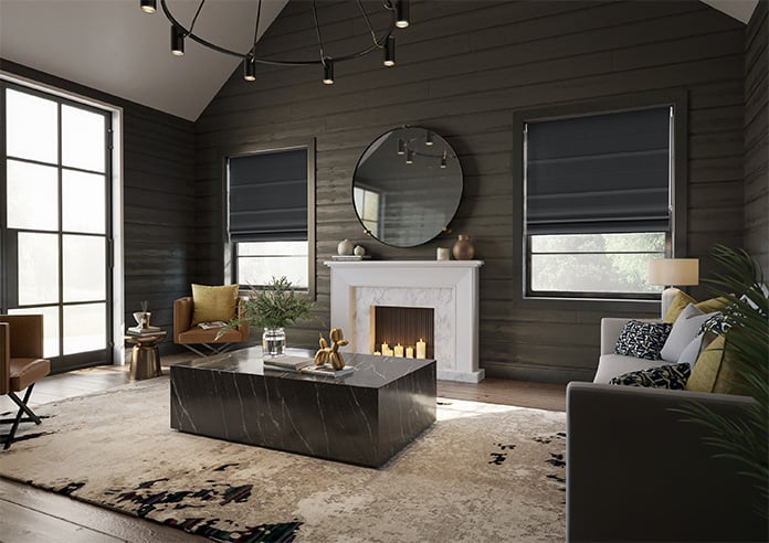 Lyra, Tarpit - Motorised Roman Blind - Image 6